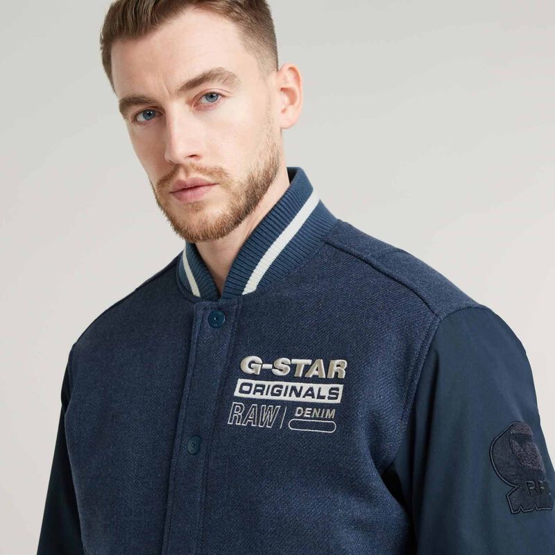 G-Star Varsity Wool Bomber Jacket image number 2